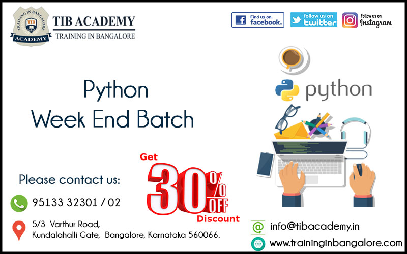 Python Training in Bangalore Offer