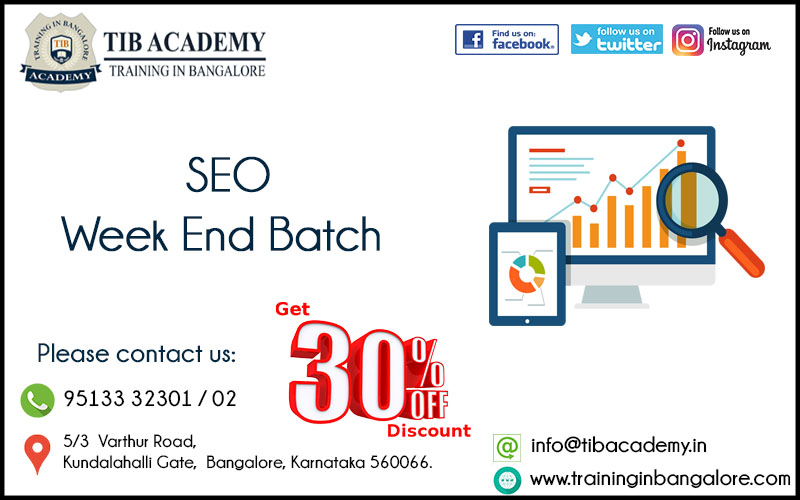 SEO Training in Bangalore Offer