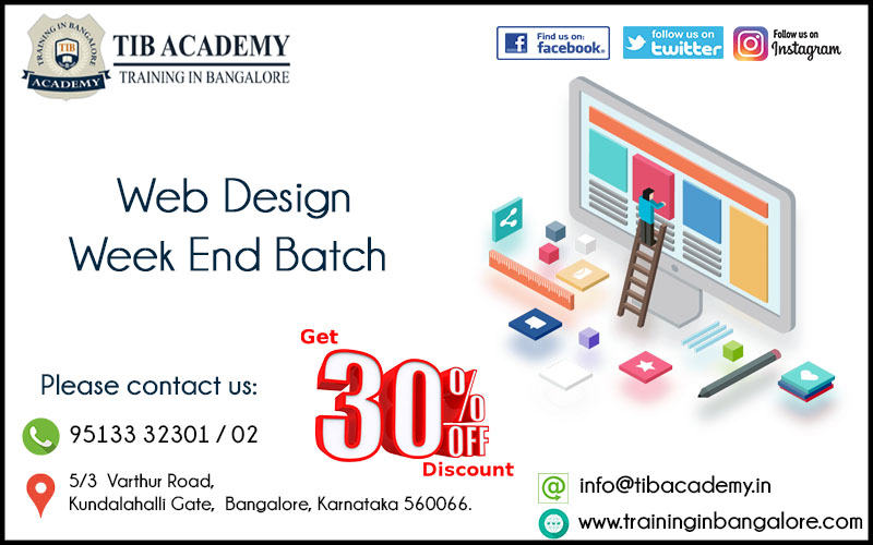 Web Design Training in Bangalore Offer